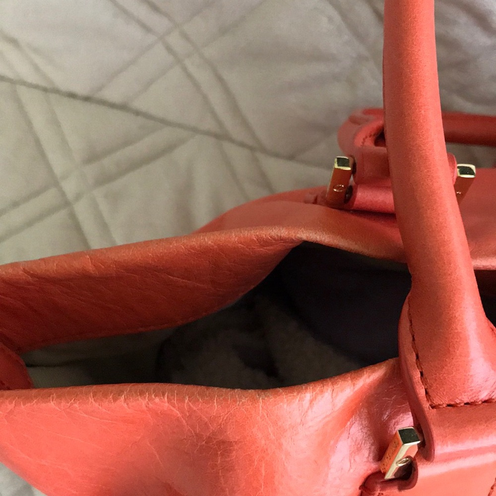 Tory Burch orange satchel - Picture 4 of 8